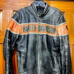 Men’s leather Harley Davidson jacket